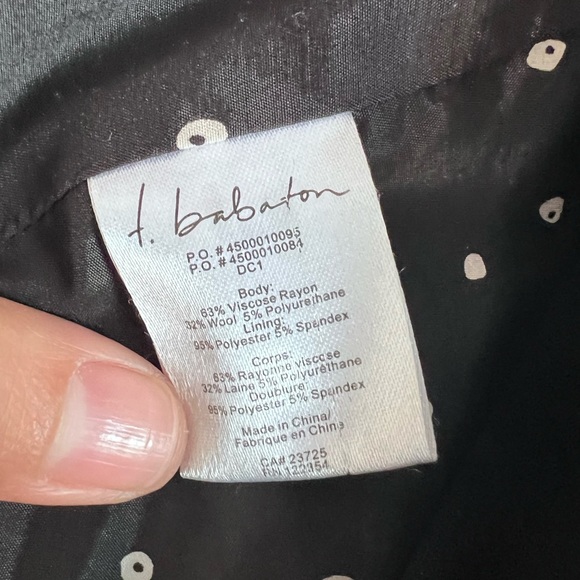 Babaton Exaggerated Shoulder Drapey Blazer - Picture 5 of 6